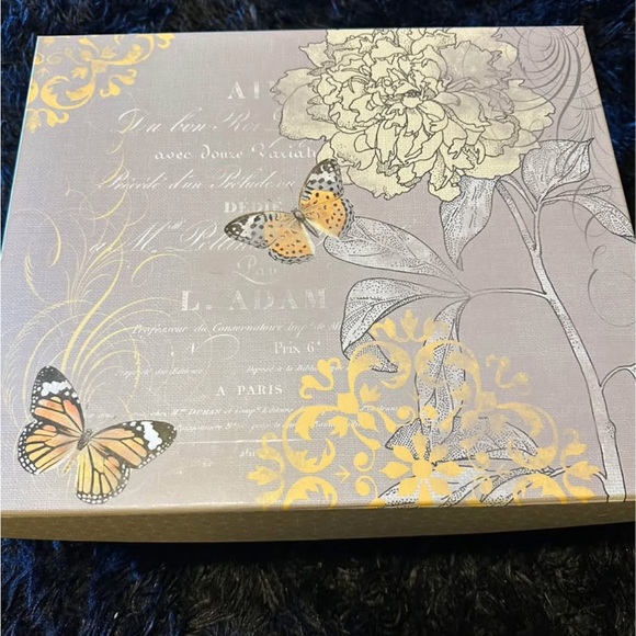 Sheffield Homes Decorative Storage Box with Butterfly Design. NEW! - Picture 8 of 9